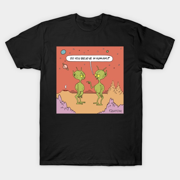 Aliens T-Shirt by Quatsch